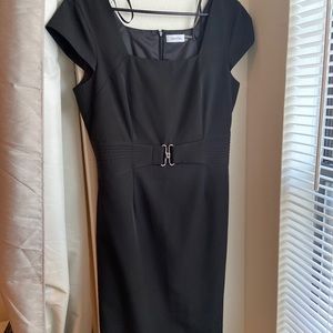 SOLD—Size 8 Calvin Klein black dress